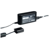 Adaptor de priza Sony AC-PW20, cu etichetă și cabluri, negru, pentru conector