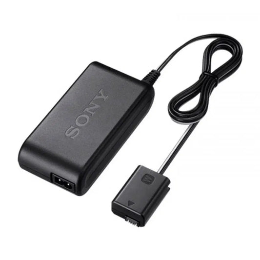 Adaptor priza Sony negru cu cablu si conector DC, pentru baterie NP-FW50