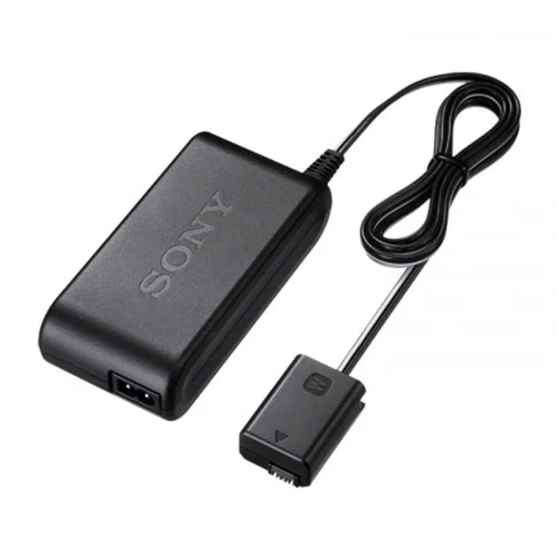 Adaptor de priza Sony AC-PW20, cu cablu și conectori, negru