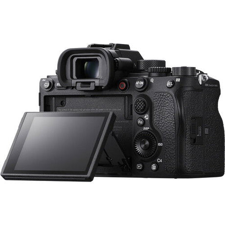 Aparat foto mirrorless Sony Alpha 1, ecran rabatabil și modul de vizor