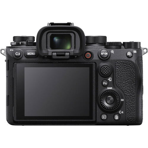 Aparat foto mirrorless Sony Alpha 1, ecran LCD și butoane pe spate