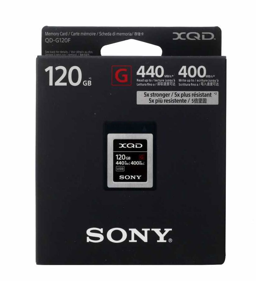 Sony XQD 120GB Serie G 400MB/s Card memorie - View 2