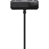 Stereo wired lavalier microphone capsule with L/R markings and cable