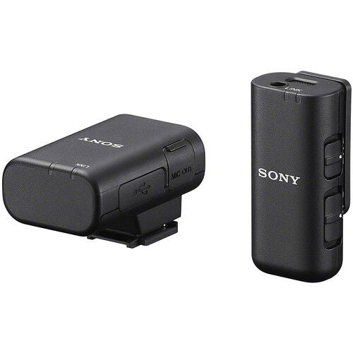 Sistem microfon wireless lavalieră Sony, emițător și receptor
