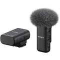 Sistem microfon wireless lavalieră Sony: emițător și microfon cu paravânt