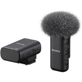 Sistem microfon wireless lavalieră Sony: emițător și microfon cu paravânt