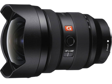 12-24mm f/2.8 GM lens side view with G logo, AF/MF switch, and focus ring