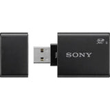 UHS-II SDXC II memory card with USB connector, black