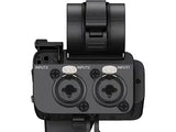 Sony XLR adapter front panel with input jacks and two circular control dials