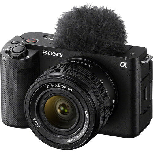 Aparat foto Sony ZV-E1 cu lentilă 28-60 mm și parbriz microfon