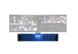 NDX live multicam system unit, blue front panel with chevron pattern