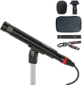 Microfon shotgun Synco CMic-V10 hipercardioid cu paravânt și husă, cabluri incluse