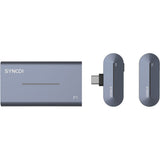 Lavalieră wireless: emițător P1 și două receptoare pentru smartphone/tabletă.