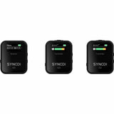 Wireless lavalier mic receiver (mono) and transmitters with A and B channel screens