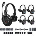 Set interfon wireless cu 5 căști, unitate și accesorii incluse