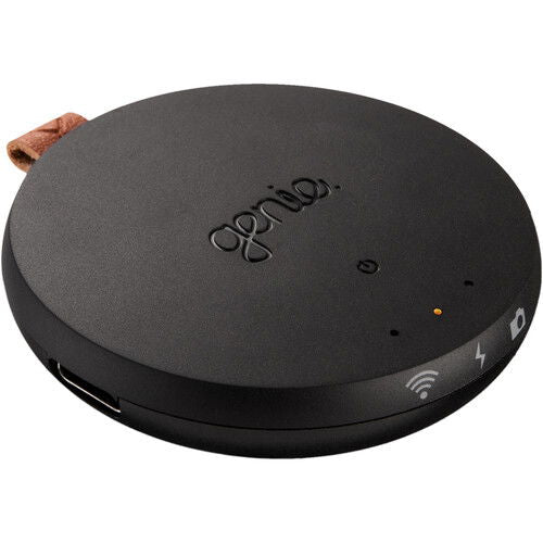 Syrp Genie Micro Camera Control puck close-up with indicator lights