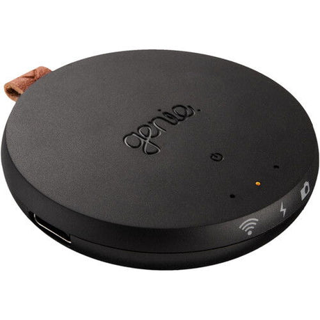 Syrp Genie Micro Camera Control puck close-up with indicator lights