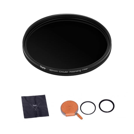 Filtru polarizant Syrp 82 mm cu inele adaptor și capac portocaliu