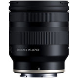 11-20mm F/2.8 ultrawide zoom lens for Sony E, side view showing ribbed grip texture