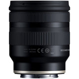 11-20mm F/2.8 ultrawide zoom lens for Sony E, rear view with metal mount edge