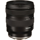 Tamron 20-40mm f/2.8 lens side view, black zoom ring and engraved numbers