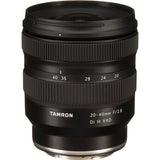 Tamron 20-40mm f/2.8 Di III VXD zoom lens, black barrel with front rim