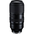 Black Tamron telephoto zoom lens with ribbed grip and zoom/focus controls