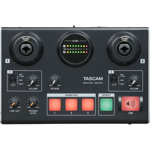 Tascam US-42B MiniStudio Creator interfata audio - View 3