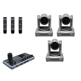 Minrray UV510E7 NDI Camera PTZ Full HD Zoom 20X NDI SDI HDMI set 3 cu controller Cadou - View 1