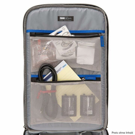 Troller foto carry-on Think Tank, interior cu plasă și buzunare pentru accesorii