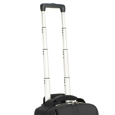 Troller foto carry-on Think Tank negru, detaliu mâner telescopic partea superioară