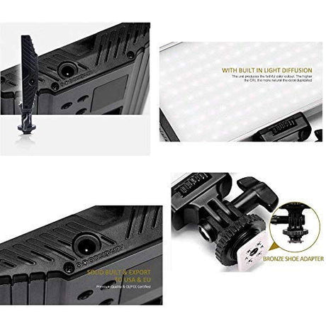 Tolifo PT-15B Lampa foto-video LED Bicolor 15W - View 5