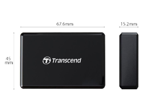 Card reader dimensions: 67.6mm x 45mm x 15.2mm (front and side views)