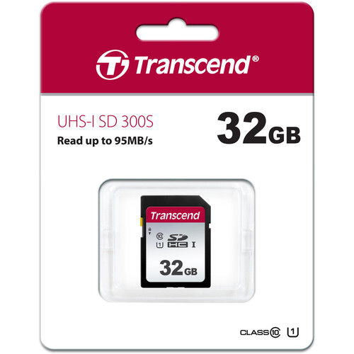 Transcend Silver 300S SD UHS-I U3 (V30) R95/W45 32GB - View 2