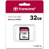 Transcend Silver 300S SD UHS-I U3 (V30) R95/W45 32GB - View 2