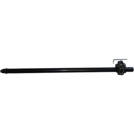 Tub de aluminiu pentru monopod, negru, cu prindere la capăt