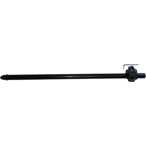 Tub de aluminiu pentru monopod, negru, cu prindere la capăt