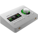 Interfață audio USB Apollo Solo, față gri cu ecran și buton rotativ mare