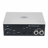 Volt 1 audio interface rear panel with USB-C, MIDI, 48V, power switch, and outputs