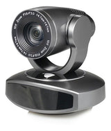 Cameră PTZ Full HD cu obiectiv 10X, prim-plan al lentilei negre