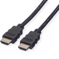 Black HDMI male to HDMI male cable connectors, 8K 60Hz, 5m