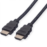 Black HDMI male to HDMI male cable connectors, 8K 60Hz, 5m