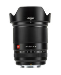 Viltrox 13mm f/1.4 AF lens for Fujifilm X, front view with aperture markings