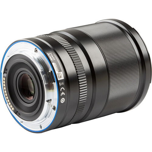 13mm f/1.4 AF STM lens for Nikon Z, rear lens mount close-up with blue gasket