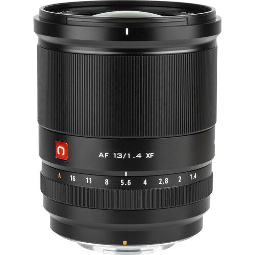 13mm f/1.4 AF lens for Fujifilm X, rear mount end and engraved focal scale