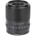 AF 35mm f/1.8 Z lens for Nikon Z, front barrel and focus scale, black