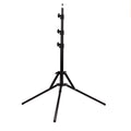 Compact tripod 195cm, black stand with extendable column and legs