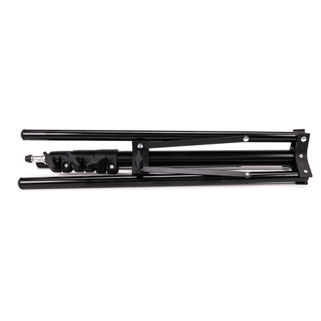 Compact tripod 195cm base rails with locking clamps and mounting bracket