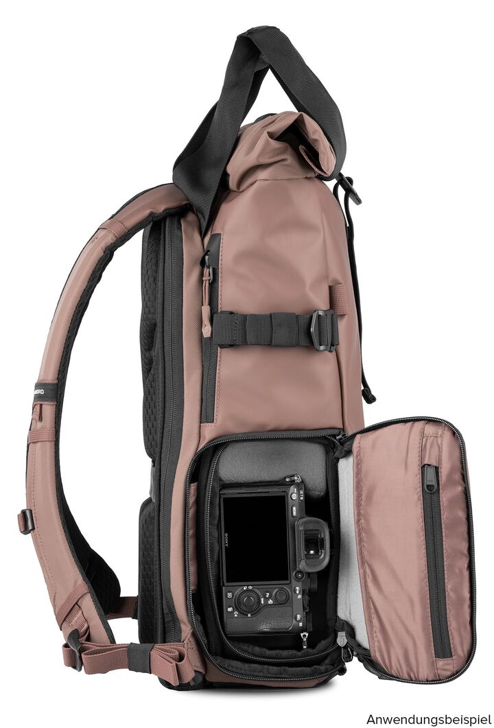Wandrd PRVKE Photo Bundle 21L rucsac foto, expandabil 25L, laptop 16", Atacama Clay