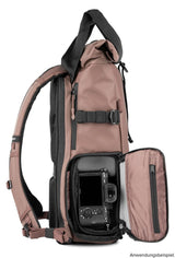 Wandrd PRVKE Photo Bundle 21L rucsac foto, expandabil 25L, laptop 16", Atacama Clay